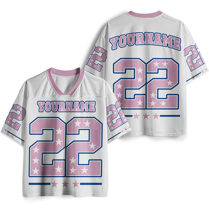 Personalized Name And Number Star Teacher Mesh Jersey