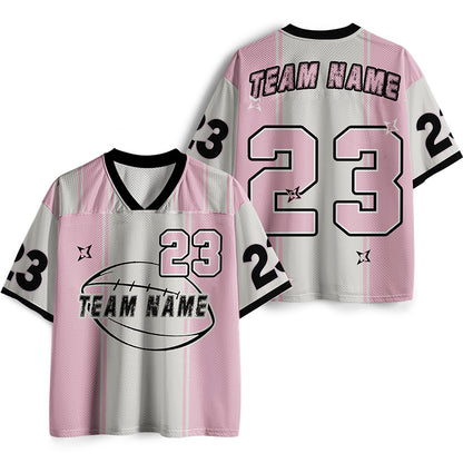 Personalized Team Name And Number Football Teacher Mesh Jersey