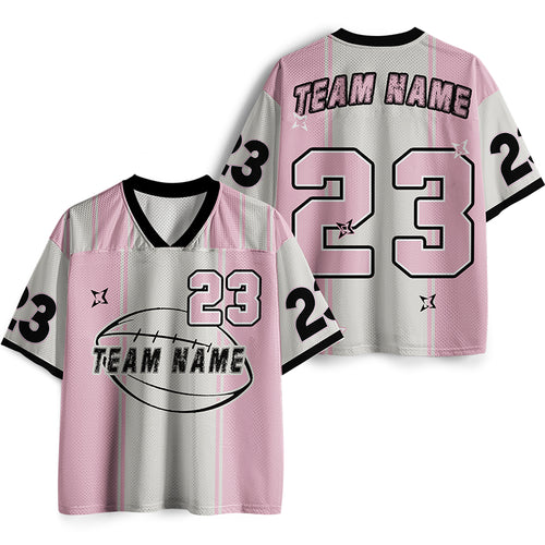 Personalized Team Name And Number Football Teacher Mesh Jersey