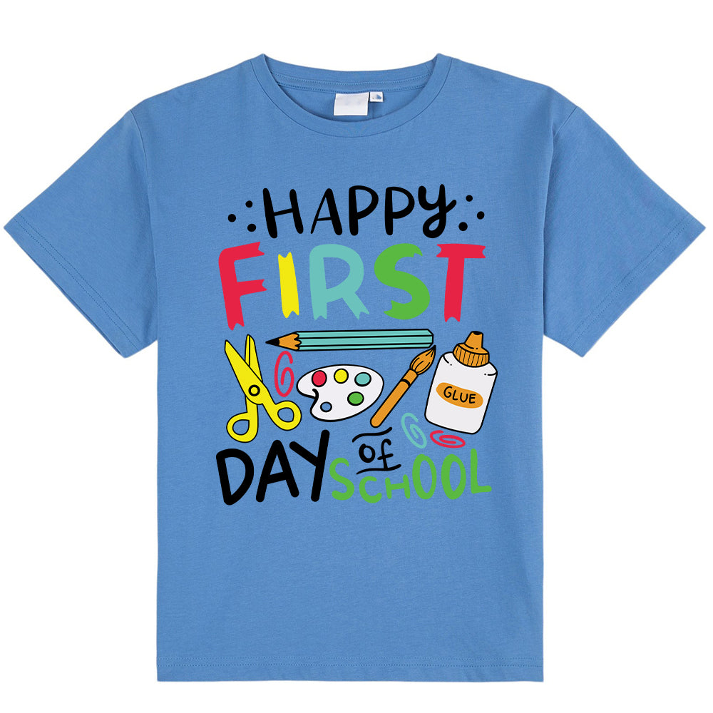 Happy First Day Of School Pigment Class T-Shirt