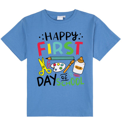 Happy First Day Of School Pigment Class T-Shirt