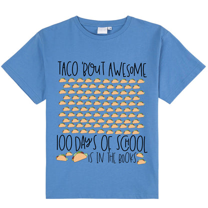 100 Days Of School In The Books Class T-Shirt