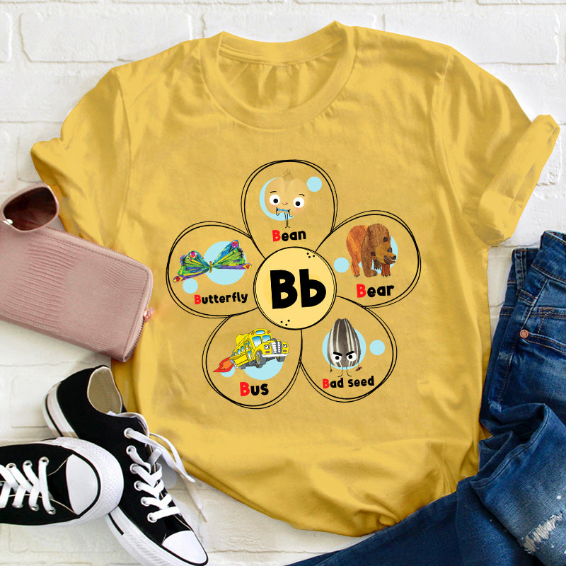 Food Group Butterfly Teacher T-Shirt