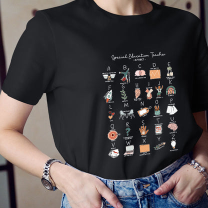 Special Education Alphabet Teacher T-Shirt