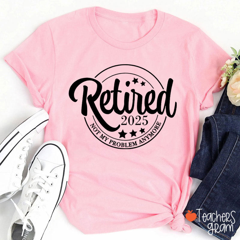 Personalized Year Retirement Gift Teacher T-Shirt