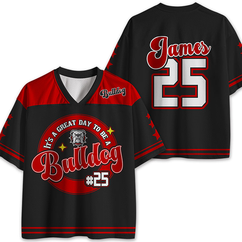 Personalized Mascot It's A Good Day To Be School Spirit Teacher Mesh Jersey