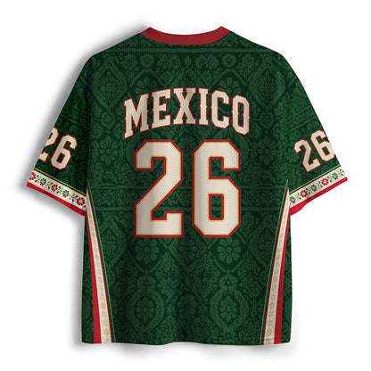 Mexico Soccer Fan Teacher Mesh Jersey