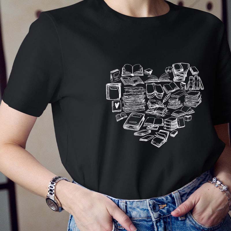 Read Many Books Teacher T-Shirt
