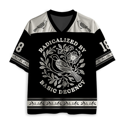 Radicalized By Basic Decency Teacher Mesh Jersey