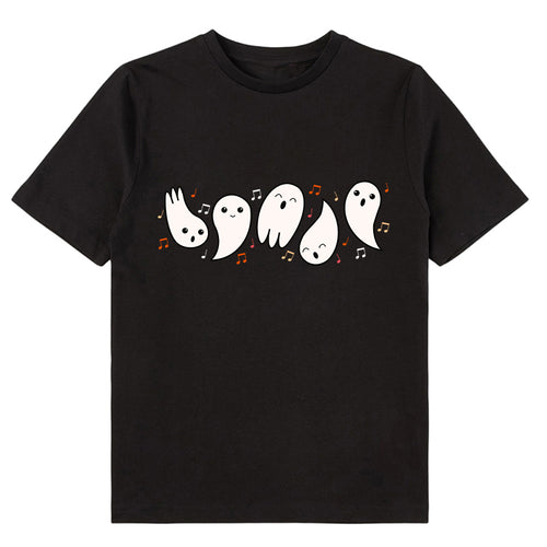 Halloween Ghosts Love To Sing Class T-Shirt