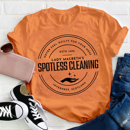 Spotless Cleaning Teacher T-Shirt