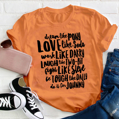 Famous Book Character Names Teacher T-Shirt