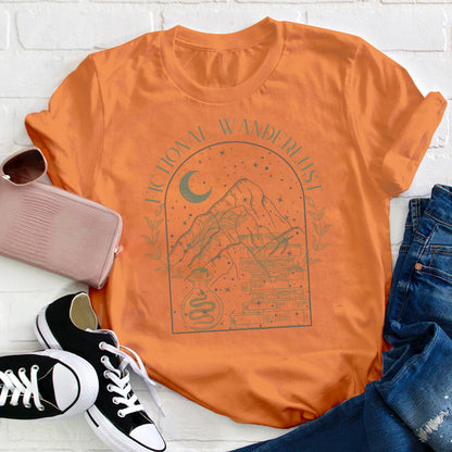 Fictional Wanderlust Teacher T-Shirt