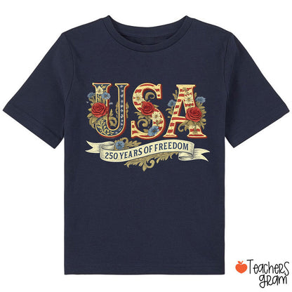 Usa 250 Years Of Freedom Class T-Shirt