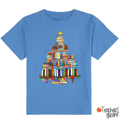 Book Christmas Tree Class T-Shirt