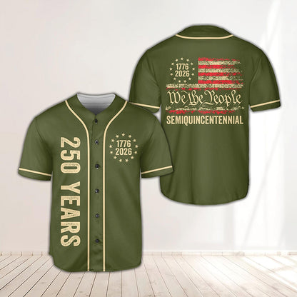 250 Years We The People Semiquincentennial Teacher Baseball Jersey