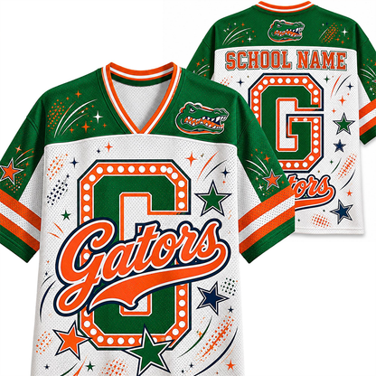 Personalized Mascot Sport Letter Print Teacher Mesh Jersey