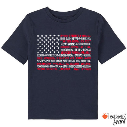 Vintage American Flag 4th Of July Class T-Shirt