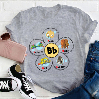 Food Group Butterfly Teacher T-Shirt