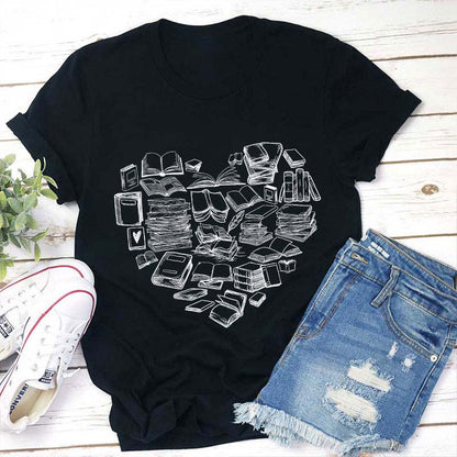 Read Many Books Teacher T-Shirt