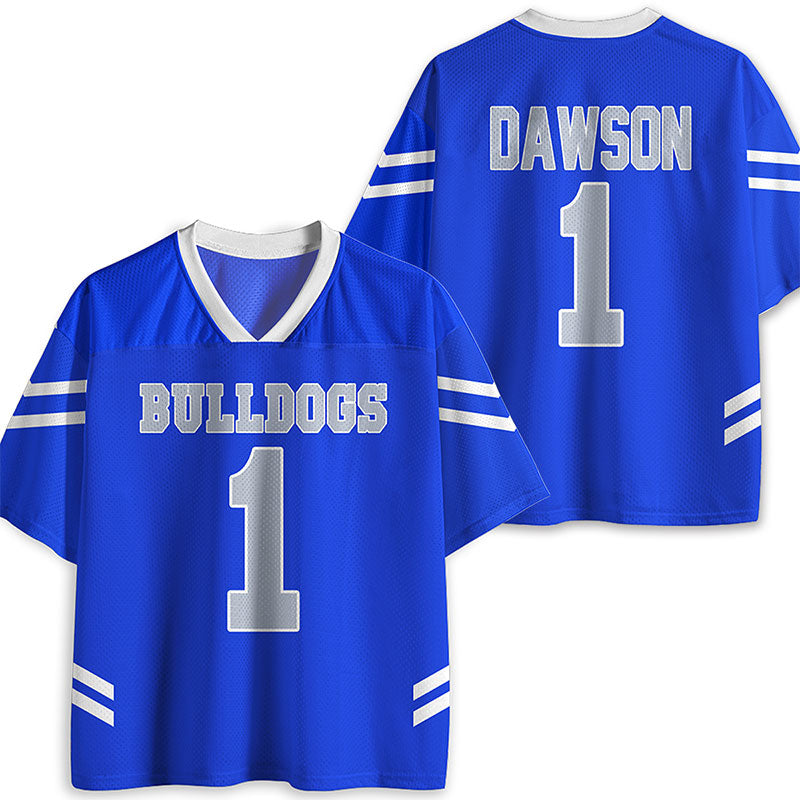 Personalized Mascot And Number Game Day Teacher Mesh Jersey