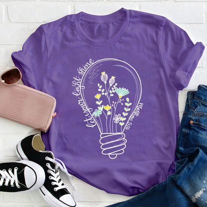 Let Your Light Shine Teacher T-Shirt