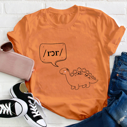 Cute Dino Phonetics Teacher T-Shirt