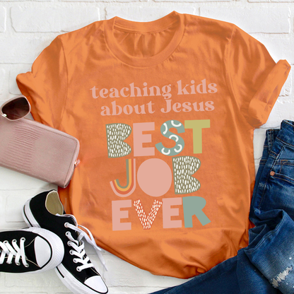 Teaching Kids About Jesus Teacher T-Shirt