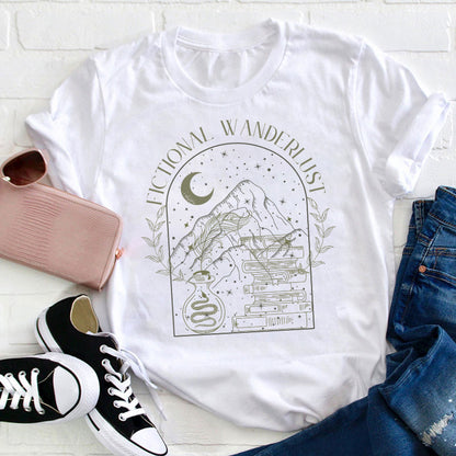 Fictional Wanderlust Teacher T-Shirt