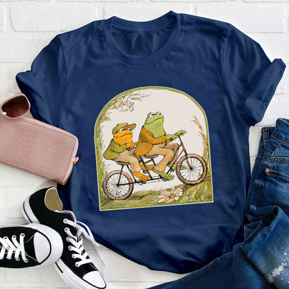 Frog And Friend Literature Teacher T-Shirt