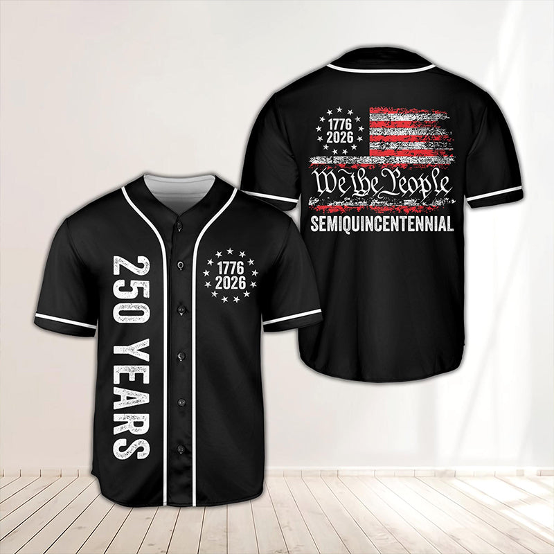 250 Years We The People Semiquincentennial Teacher Baseball Jersey