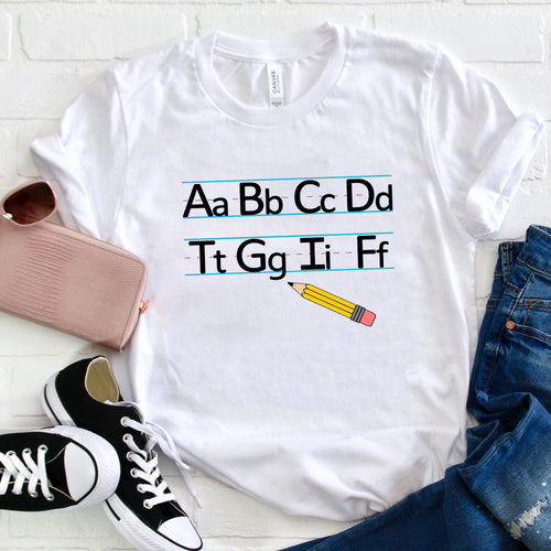 ABCD Teacher T-Shirt