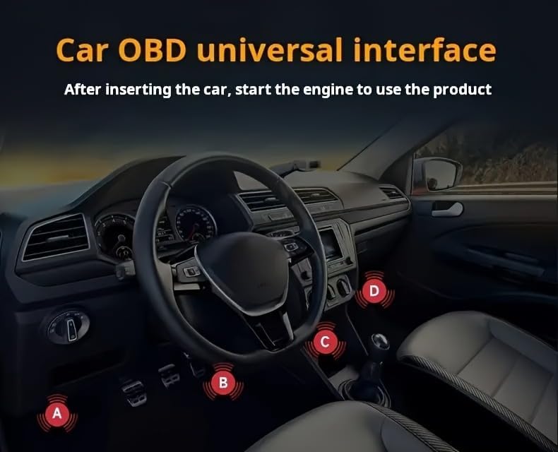 OBD2 Diagnostic Scanner Tool – Engine Code Reader with Live Data, I/M Readiness, Battery Voltage Tester, Code Eraser & 35,901 DTC Lookup for OBD II Vehicles