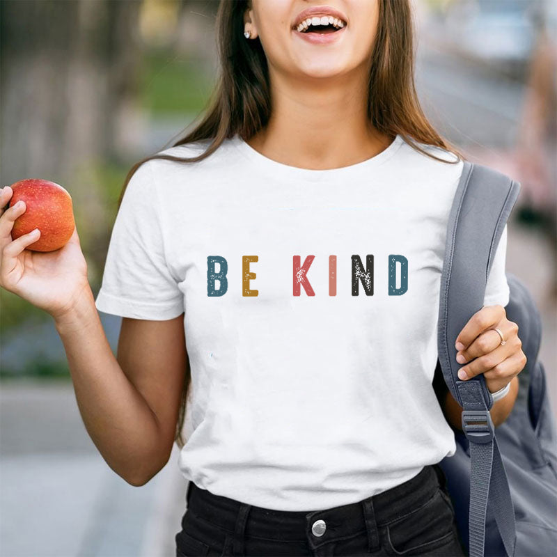 Retro Style Be Kind Teacher T-Shirt