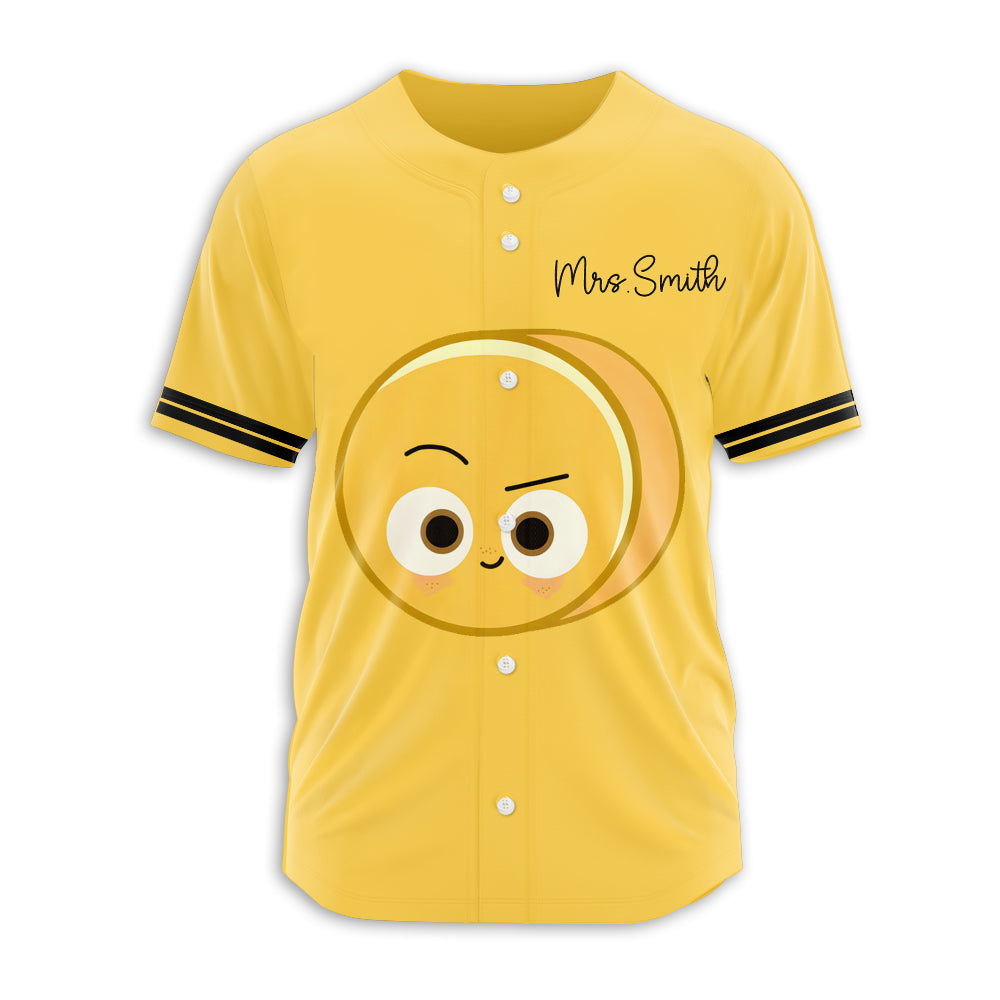 Personalized Name Potatoes Seeds Eggs Teacher Baseball Jersey