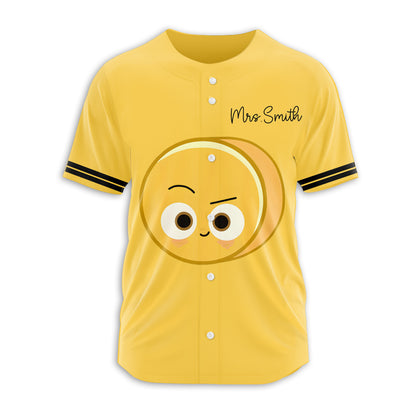 Personalized Name Potatoes Seeds Eggs Teacher Baseball Jersey