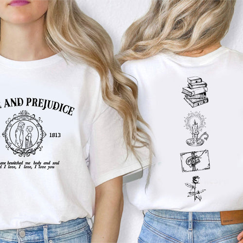 Pride And Prejudice Teacher Two Sided T-Shirt