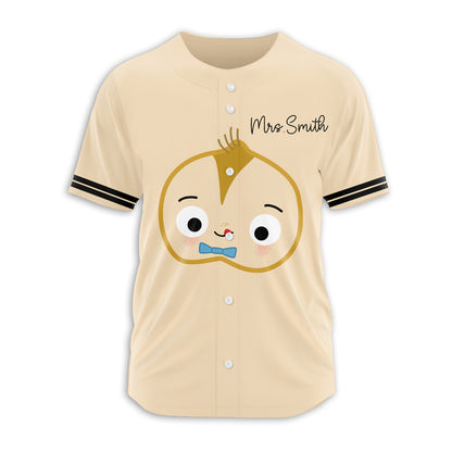 Personalized Name Potatoes Seeds Eggs Teacher Baseball Jersey