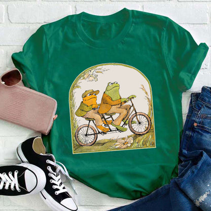Frog And Friend Literature Teacher T-Shirt