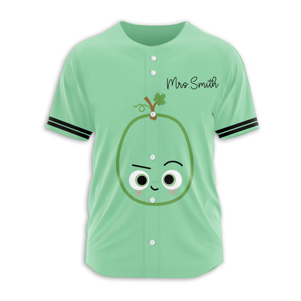 Personalized Name Potatoes Seeds Eggs Teacher Baseball Jersey