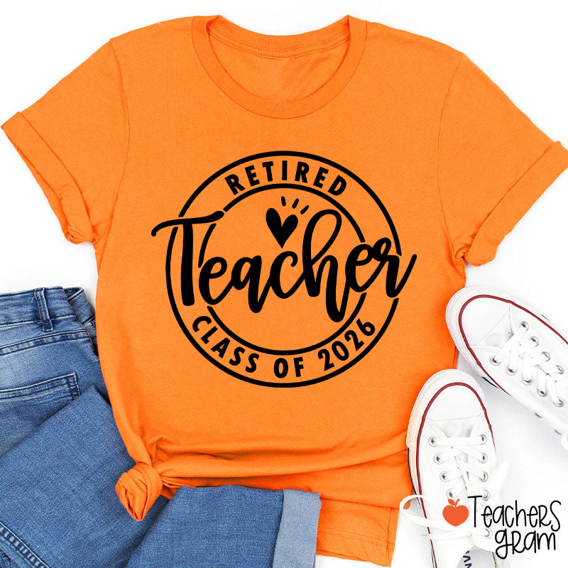 Personalized Looking Forward To Retirement Teacher T-Shirt
