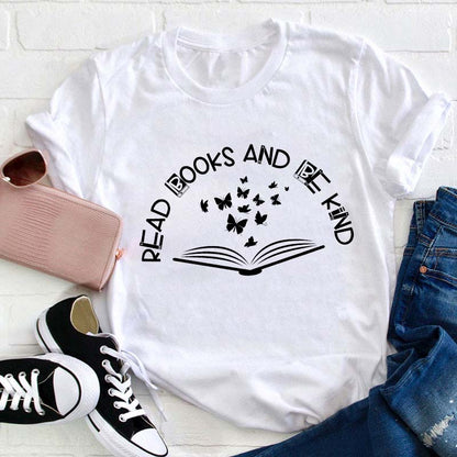 Read Books And Be Kind Teacher T-Shirt