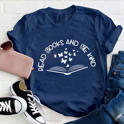 Read Books And Be Kind Teacher T-Shirt