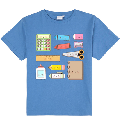 Cartoon Stationery Class T-Shirt