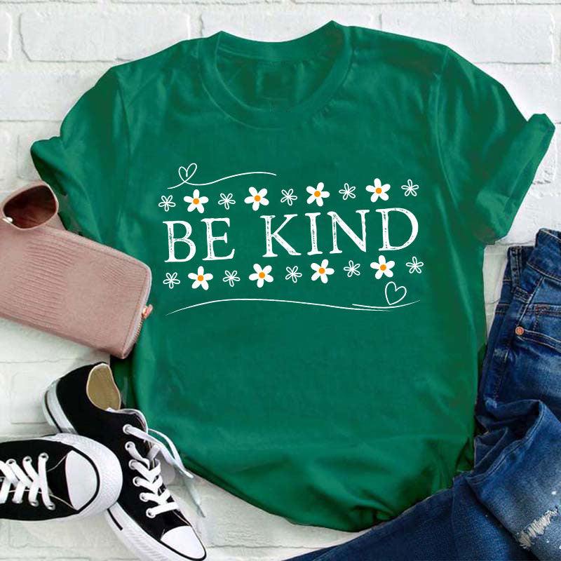 Be Kind Daisy Teacher T-Shirt