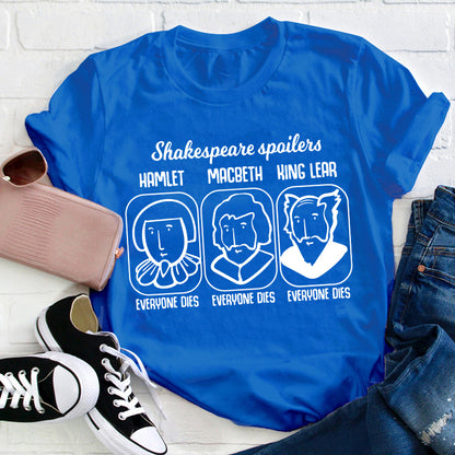 Funny Literature Spoilers Teacher T-Shirt