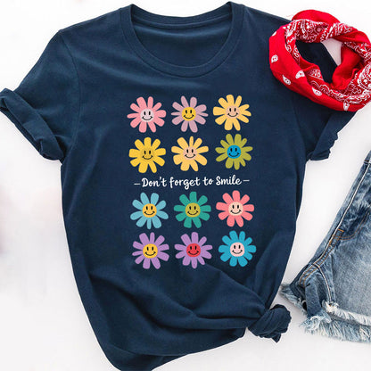 Don't Forget To Smile Teacher T-Shirt