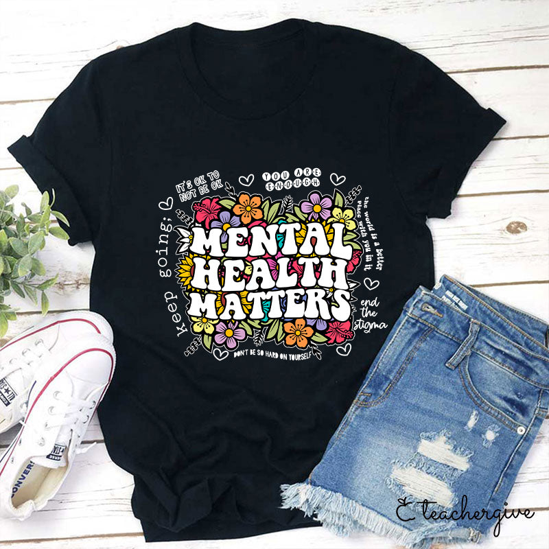 It's Ok Not Be Ok Teacher T-Shirt