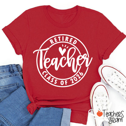 Personalized Looking Forward To Retirement Teacher T-Shirt