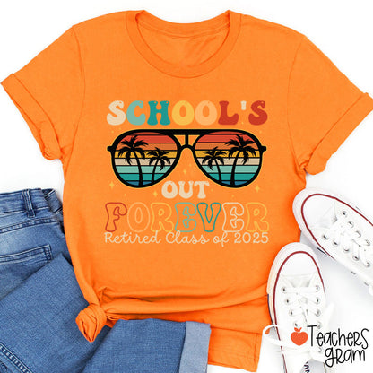Personalized Bruh School's Out Forever Teacher T-Shirt
